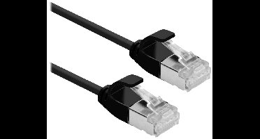 ROLINE F/UTP DataCenter Patchkabel Cat.6A (Class EA), LSOH, extra dun, zwart, 3 m