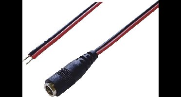 BKL Electronic DC-connector DC-koppeling - Vertind 2.5 mm 0.75 m 1 stuk(s) Single