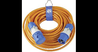 AS Schwabe 62433 Stroom Verlengkabel 16 A 25 m H07BQ-F 3G 2,5 mm²