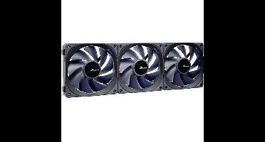 Seasonic MAGFLOW-3 CPU-koellichaam met ventilator Zwart (b x h x d) 124.2 x 120.2 x 26.6 mm