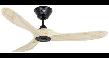 CasaFan ECO GENUINO 122 MS-NT Plafondventilator 11.3 W (Ø x h) 1220 mm x 280 mm Zwart (mat) Met afstandsbediening, Met wintermodus