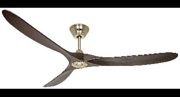 CasaFan ECO GENUINO 180 MG-NB Plafondventilator 30 W (Ø x h) 1800 mm x 290 mm Messing Met afstandsbediening, Met wintermodus