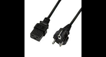 LogiLink Stroom Aansluitkabel 1.8 m Zwart