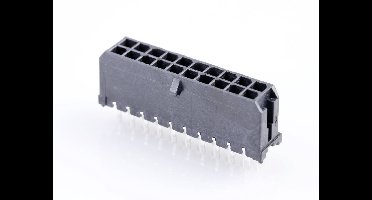 Molex 430452014 Male header, inbouw (standaard) Inhoud: 1 stuk(s) Tray