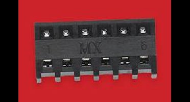 Molex 448120014 Female header, inbouw (standaard) Inhoud: 1 stuk(s) Tray