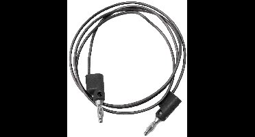 Mueller Electric BU-2020-A-60-0 Meetsnoer Bananenstekker 4 mm Bananenstekker 4 mm 1.5 m Zwart 1 stuk(s)
