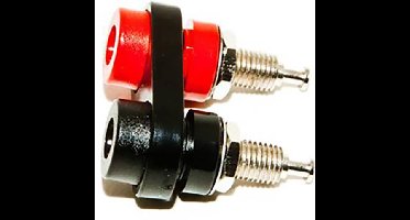 Mueller Electric BU-P2269 Banaanbus Rood, Zwart 1 stuk(s)