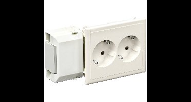 Schneider Electric 5951511 Inbouwdoos 2-voudig stopcontact 1 stuk(s) Wit