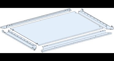 Schneider Electric LVS08684 PrismaSeT-P, kabelinvoerplaat, IP55, breedte=400 mm, diepte=600 mm Verdeelkastaccessoire 1 stuk(s)