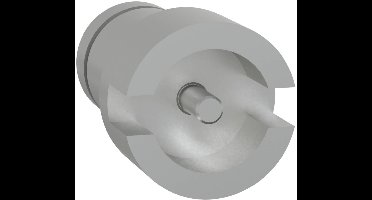 Schneider Electric LVS07945 PrismaSeT-P, cilinderslot, met DIN-inzetstuk met dubbele baard Cilinderslot 1 stuk(s)