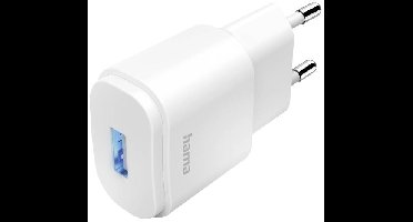 Hama USB-oplader 6.00 W 1x USB-A Wit Binnen