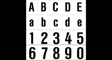 RZB 99223.013.P Letter „P” groot 120 mm 1 stuk(s)