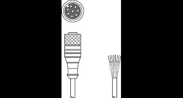 Leuze Electronic 50135128 Aansluitkabel 1 stuk(s)