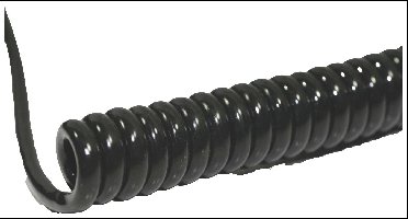 BKL Electronic 1506217 Spiraalkabel Li12Y11Y 1200 mm / 4800 mm 6 x 0.50 mm² Zwart 1 stuk(s)