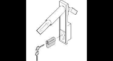nVent SCHROFF 25127995 19 inch Inbouwslot voor patchkast