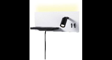 Paulmann Serrra 71103 Wandlamp 5.5 W LED Wit (mat), Zwart (mat)