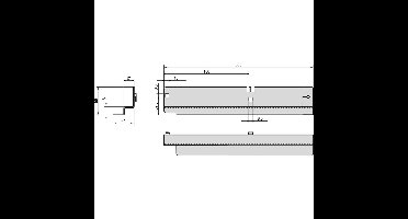 nVent SCHROFF 20119080 19 inch Rails voor patchkast Meerdere kleuren