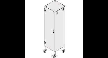 nVent SCHROFF 23130077 19 inch Wielen voor patchkast Meerdere kleuren