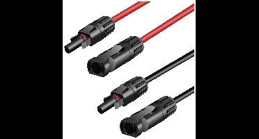 LogiLink PHC0100 MC4/M zu MC4/F Verlengkabel Kabellengte 1 m