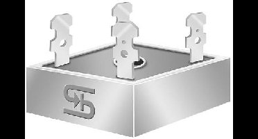 Taiwan Semiconductor GBPC5008 Bruggelijkrichter 800 V Array - viervoudig Tray