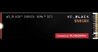 Western Digital WD_Black™ SN850X 4 TB NVMe/PCIe M.2 SSD 2280 harde schijf PCIe NVMe 4.0 x4 Retail WDS400T2X0E