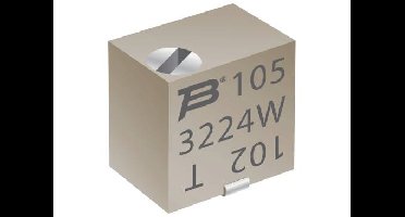 Bourns 3224W-1-502E Cermet-trimmer Lineair 0.25 W 5 kΩ 4320 ° 1 stuk(s)