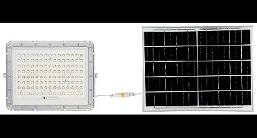 V-TAC VT-180W-W 7845 LED-schijnwerper, Zonne-energiemodule 20 W Koudwit Wit