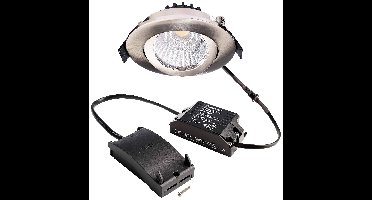 Deko Light 565373 Dione LED-inbouwlamp Energielabel: E (A - G) LED LED vast ingebouwd 8.50 W Nikkel
