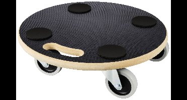 TOOLCRAFT TO-8997048 Transportroller MDF Laadvermogen (max.): 200 kg 380 mm x 380 mm x 105 mm Aantal rollers 4