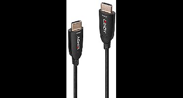 LINDY 38515 HDMI-kabel HDMI Aansluitkabel HDMI-A-stekker 50.00 m Zwart 8K UHD