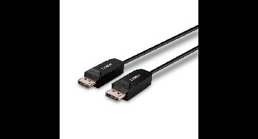 LINDY 38525 DisplayPort-kabel DisplayPort Aansluitkabel DisplayPort-stekker 50.00 m Zwart