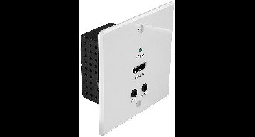 LINDY 70m Cat.6 HDMI 4K60, IR & RS-232 HDBaseT EU Wall Plate Extender, Transmitter Extender (verlenging) HDMI, Infrarood 70 m