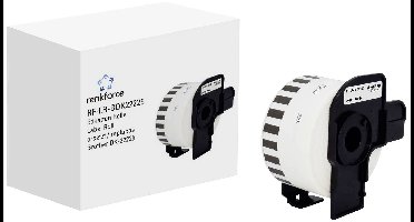 Renkforce Rol met etiketten Compatibel vervangt Brother DK-22225 38 mm x 30.48 m Papier Wit 30.48 m Standaard Universele etiketten RF-6027524