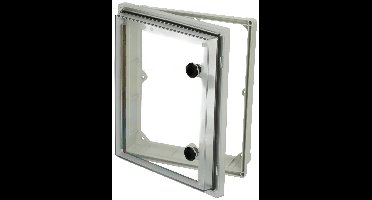 Fibox PW 292409 T 4901884 Zichtvenster Deksel transparant, Dubbele baard, UV-bestendig (l x b x h) 88 x 244 x 291 mm Polycarbonaat Grijs 1 stuk(s)