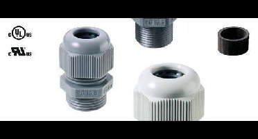 Jacob 50.013 PA7035 Wartel Geïntegreerde trekontlasting Plastic Grijs 1 stuk(s)