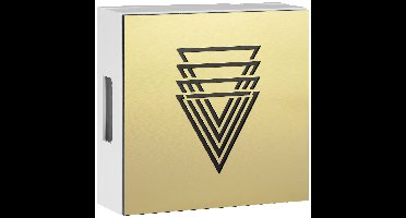 Grothe 46021 Gong 80 dBA Wit, Messing