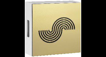 Grothe 46023 Gong 80 dBA Wit, Messing