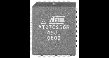 Microchip Technology AT27C256R-45JU Geheugen-IC PLCC-32 PROM 0.256 MBit 32 K x 8 Tube