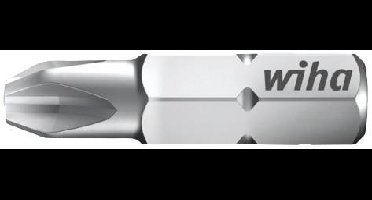 Wiha Profess.-Bit PH3 Länge 25mm 1/4 DIN3126 ISO1173 Form E6,3 70112325 Kruis-bit PH 3 C 6.3 1 stuk(s)