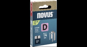 Novus Tools 042-0792 Nieten met plat draad Type 53F 600 stuk(s) Afm. (l x b) 14 mm x 11.3 mm