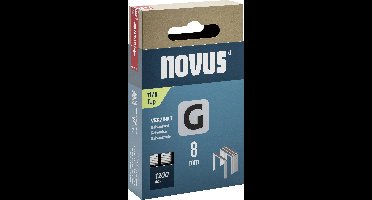 Novus Tools 042-0796 Nieten met plat draad Type 11 1200 stuk(s) Afm. (l x b) 8 mm x 10.6 mm