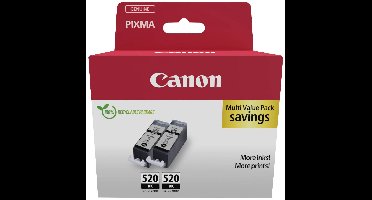 Canon Inktcartridge PGI-520 PGBK Origineel 2-pack Zwart 2932B019