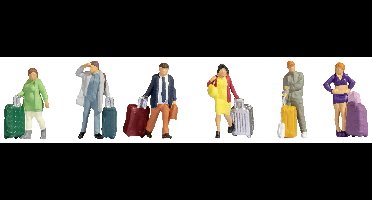 NOCH 45223 TT Reizigers figuren Geverfd, Staand