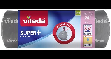 Vileda SUPER+ 20L 171963 Afvalzak 20 l 15 stuk(s)