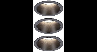 Paulmann 94869 Cole Coin Inbouwlamp LED 6 W Zwart