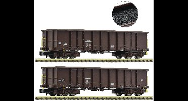 Fleischmann 6660020 Fleischmann 6660020 N set van 2 open goederenwagens van de ÖBB