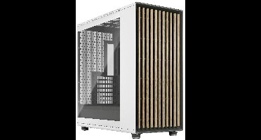 Fractal Design North XL Midi-tower Gaming-behuizing Wit Stoffilter, 3 voorgeïnstalleerde ventilators, Zijvenster