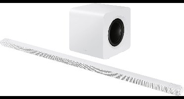 Samsung Ultra Slim Soundbar HW-S811GD Surroundsysteem Wit Bluetooth, Dolby Atmos, WiFi, Wandbevestiging, Spraakbesturing