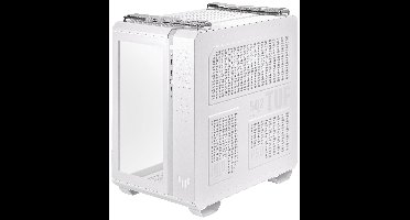 Asus TUF Gaming GT502 PLUS Midi-tower PC-behuizing Wit Stoffilter, Zijvenster
