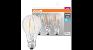 OSRAM HOMELIGHTING 4058075819535 LED-lamp Energielabel E (A - G) E27 Peer 6.5 W = 60 W Neutraalwit (Ø x h) 60 mm x 60 mm 3 stuk(s)